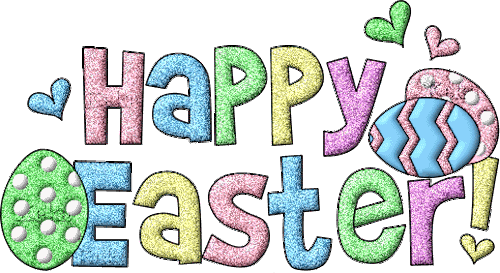 happy easter gif 2024 with transprant background