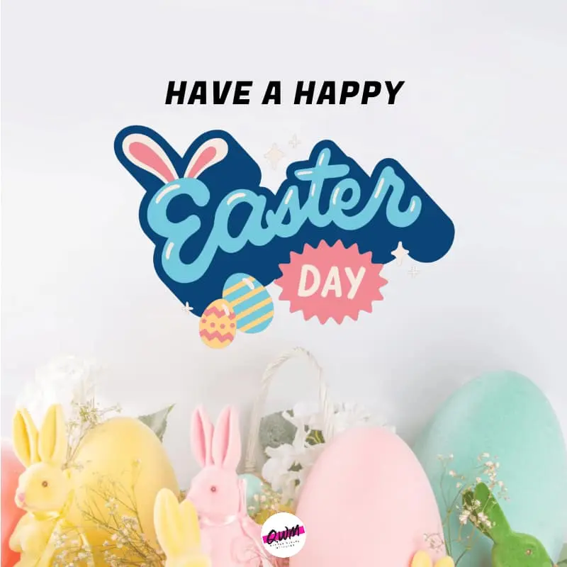 Free Easter Images with bunny with pink and yellow bunny
