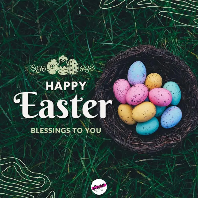 Free Happy Easter Images 2024 with nature grass