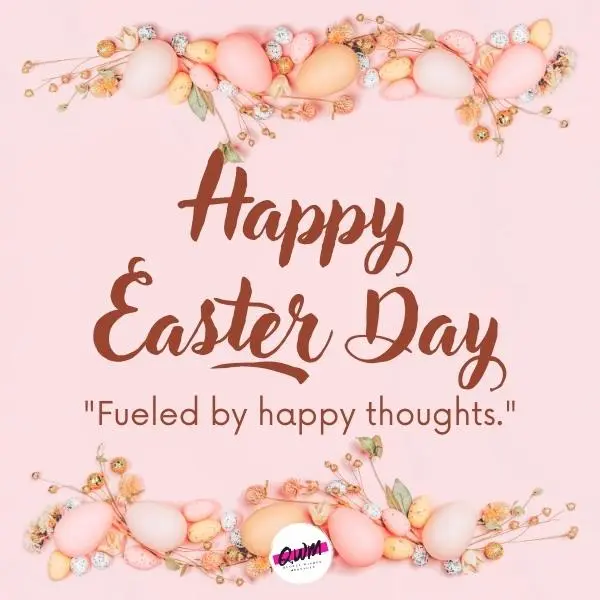 happy Easter images 2024 pink background