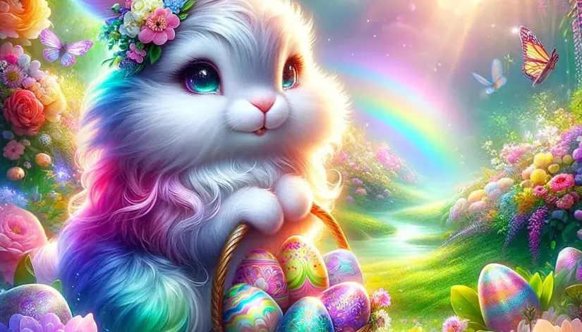 Beautiful Happy Easter Bunny Images 2024: Share and Send to Your Loved Ones