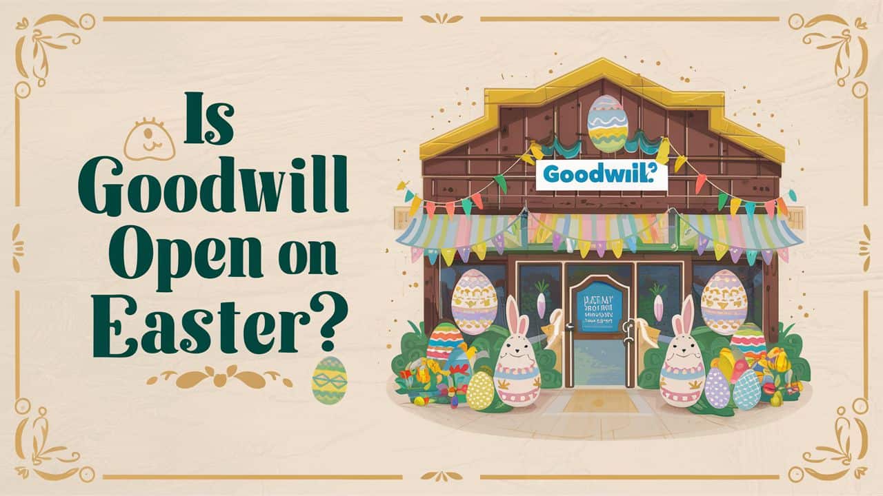 Is Goodwill Open on Easter