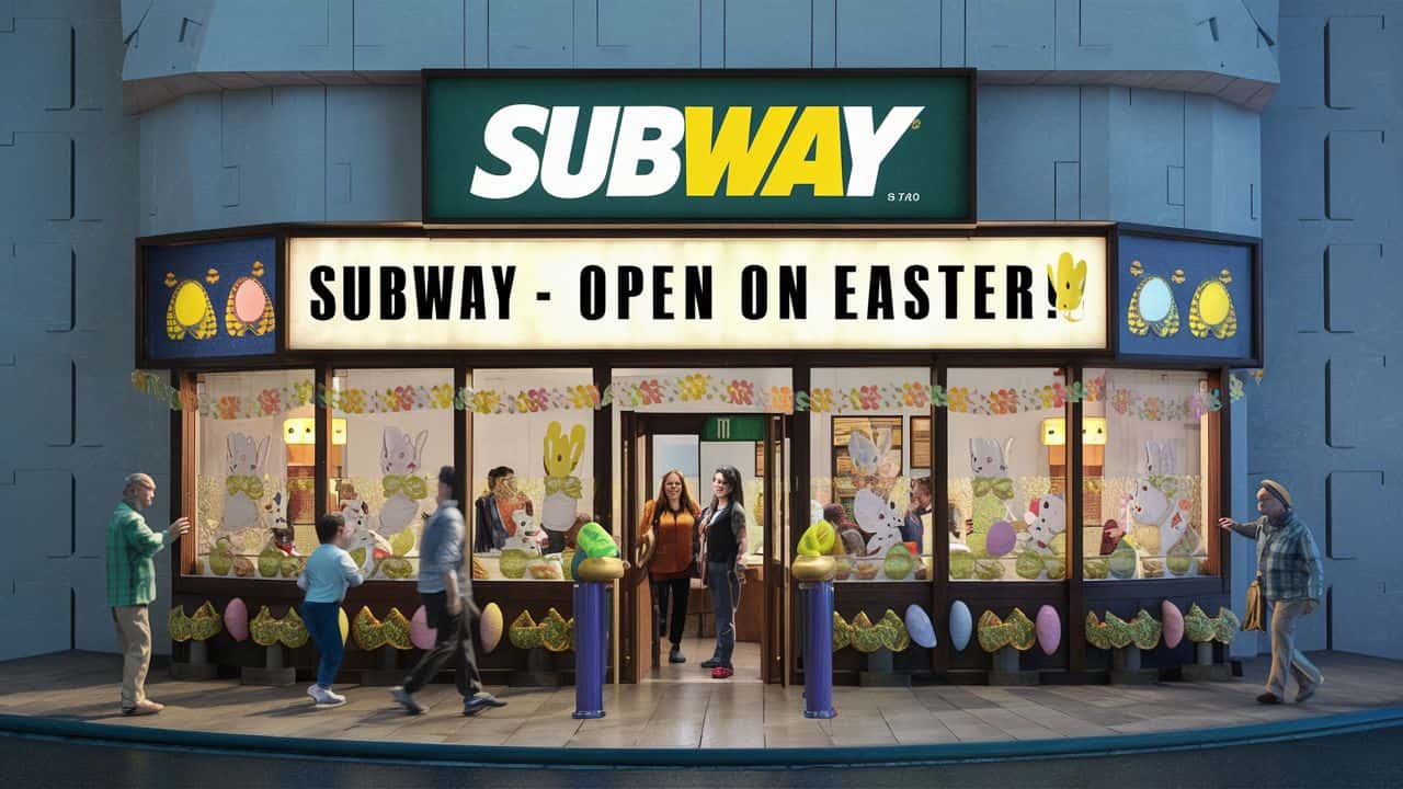 Is Subway Open on Easter Sunday 2024